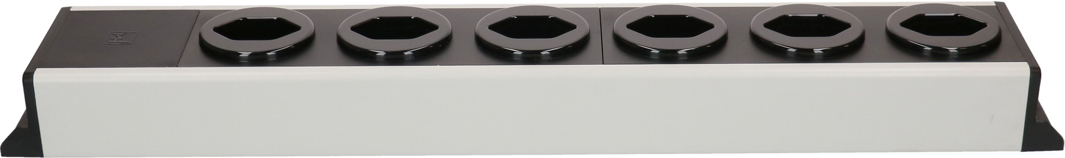 Steckdosenleiste Power Line 6x Typ 13 grau/schwarz