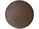Deckenrosette rund flach Federbügel steckbar braun