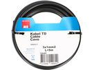 Cable H05VV-F3G1,0mm2 black