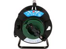 Cable reel IP55 20m with 1x socket and 1x plug IP55