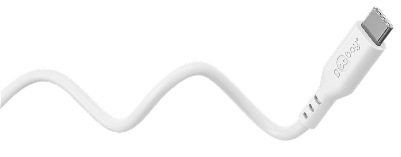 cavo di ricarica USB-C silicone 1.5m bianco