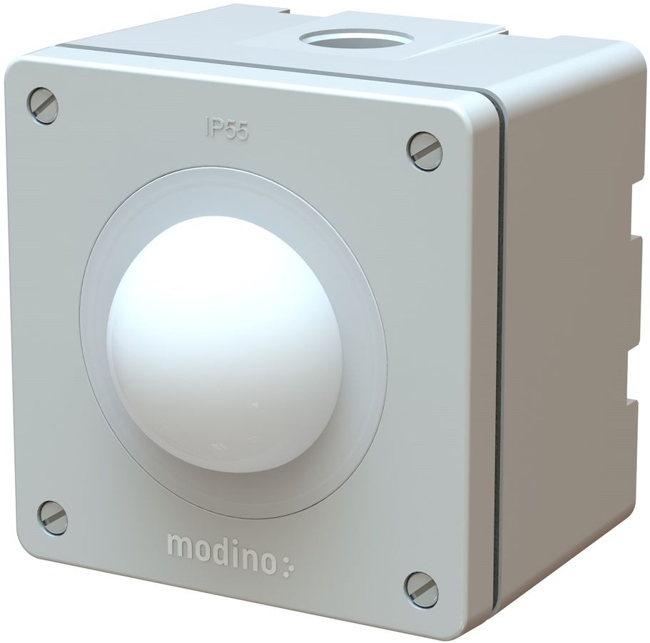Swisslux détecteur de mouvement 180° AP exo gris clair