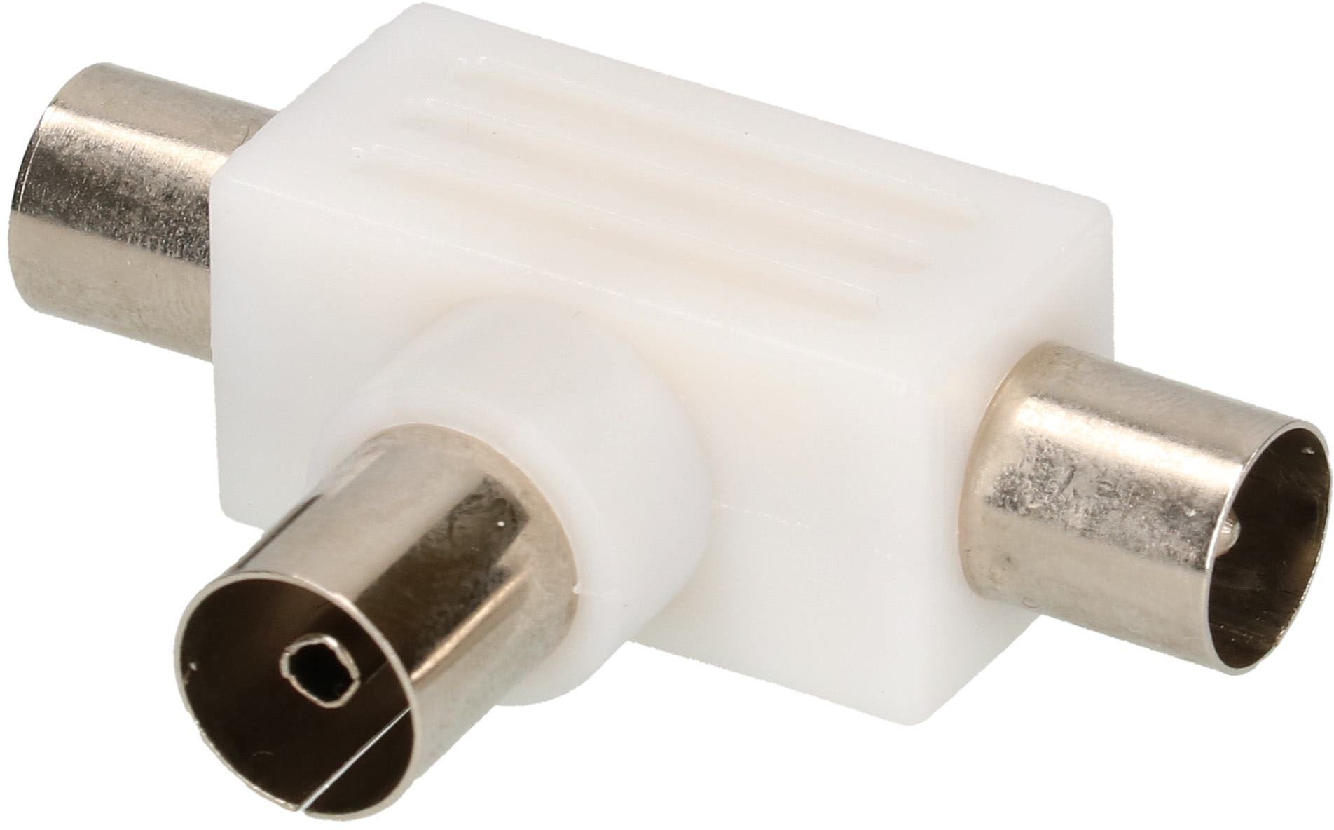 Distributore di allacciamento 2x radio bianco