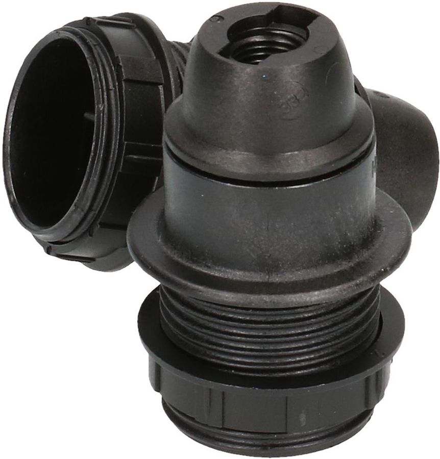 Fassung E14 mit Ring schwarz