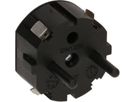 Blindstecker Schuko für Power Stations schwarz