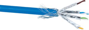 Netzwerkkabel Kat. 8.1 S/FTP 25m blau