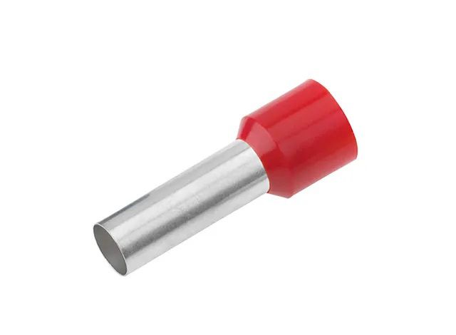 Isol. Aderendhülse 1.0mm² x 8mm rot DIN 46228-4 verzinnt