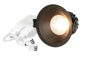 LED-Einbauspot ATMO 68 DALI schwarz 3000K 700lm 38°