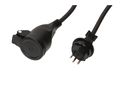 IP55 rallonge N07V3V3-F3G1.5 5m noir type 13 / type 13