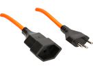 Rallonge TD3x1mm2 orange L=3m