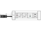 INTRO2.0 presa multipla bianco 2x tipo 13 1x USB-C 60W 1x USB-A/C