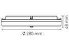 Deckenleuchte FLAT CCT 28 PIR 13/18W 1430/1980lm
