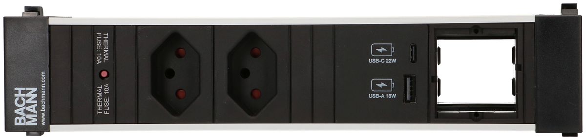 POWER FRAME 2x Typ13 1x USB A/C Charger 1x Leer