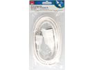TD-Verlängerung H05VV-F3G1.0 3m weiss BS Typ 12 / Typ 13
