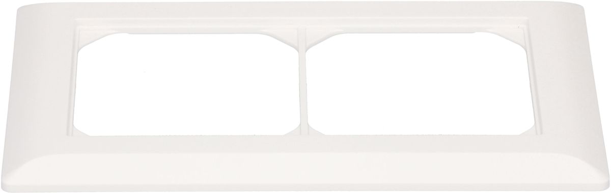 Abdeckrahmen Gr.1x2 UP Kallysto weiss