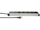 Steckdosenleiste Power Line 5x Typ 23 gr/sw Schalter 1.5m Magnet