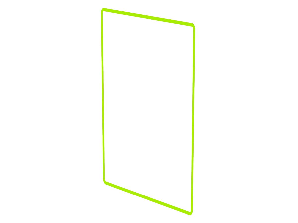 Designprofil Gr.4x2 priamos gelb/grün fluoreszierend