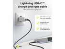USB-C auf Lightning Kabel Textil extra robust 0.5m