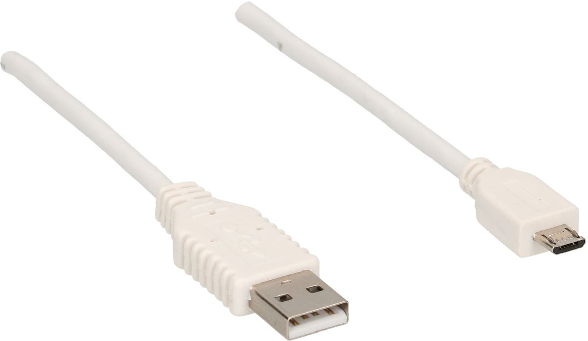 USB-Kabel 2.0m weiss