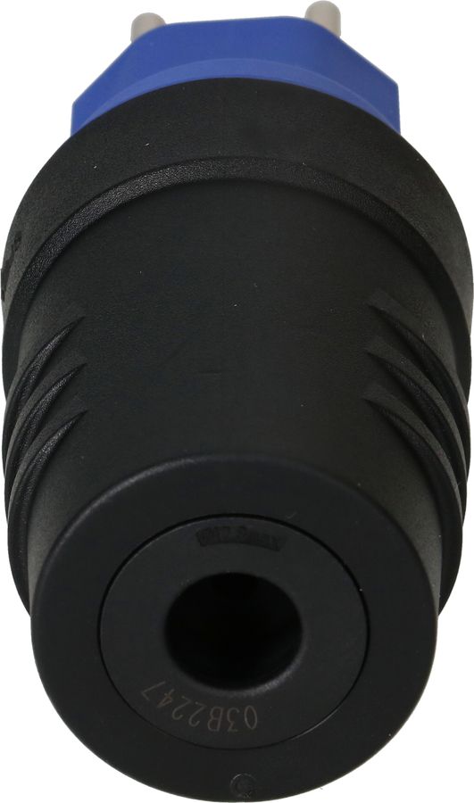 fiche type 13 3 pôles noir/bleu IP55