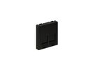 accessori multimediali 45x45 antracite copertura per 2x RJ45