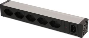 PDU 5x Typ 13 schwarz 1HE
