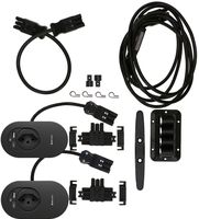 Twin set di raccordi ORBIT presa multipla nero tipo 13 USB-A/C