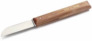 Couteau pour câbles ou plomb avec manche en bois 1 pièce