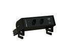 SUPRA bloc multiprise noir 2x type 13 1x USB-A/C