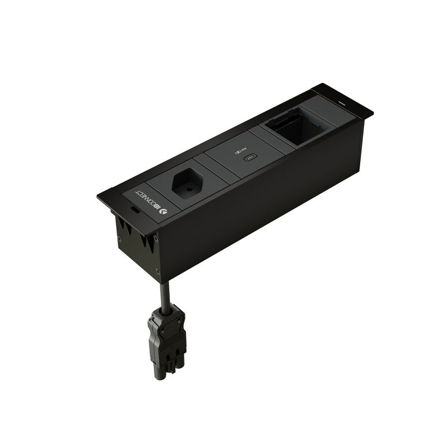 CUBOBOX bloc multipr. nr S 3 fois 1x type 13 1x USB-C 60W 1x vide