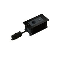 INTRO2.0 Steckdoseneinheit schwarz 1x Typ 13 1x USB-A/C