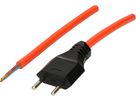 câble secteur EPR/PUR H07BQ-F2X1.5 5m orange type 11