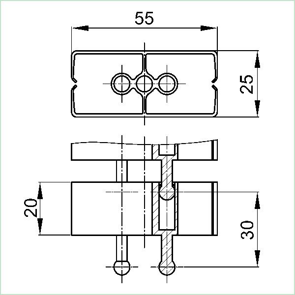 Kabelschlange Cube schwarz RAL 9005
