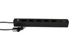 Steckdosenl. Safety Line 5xTyp 13 90° BS sw Scha. USB Mag.2m cli.