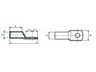 Presskabelschuh Leiterquerschnitt/ Anschlussbolzen 6mm²/5mm