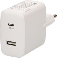 USB Charger USB A/C 30W white