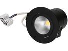 LED-Einbauspot DISC 230 Ø68 schwarz 3000K 650lm 36°