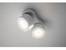LED plafonnier DOUBLE SHINE blanc mat 3000K 2200lm 2x 36°