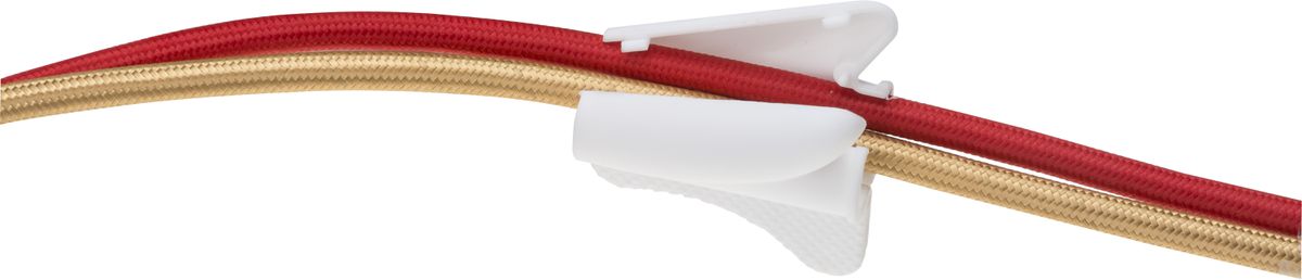 Cable tidy with clipper tool white