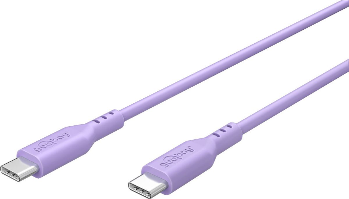 Ladekabel USB-C Silikon 1.5m violett