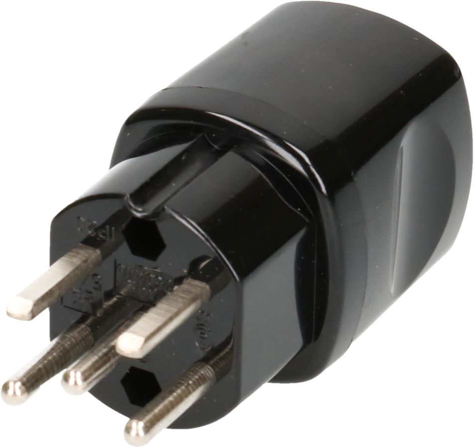 Stecker Typ 15 5-polig schwarz