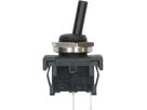 interruttore a bilico 1 pol 6(4) A 250V nero/argento