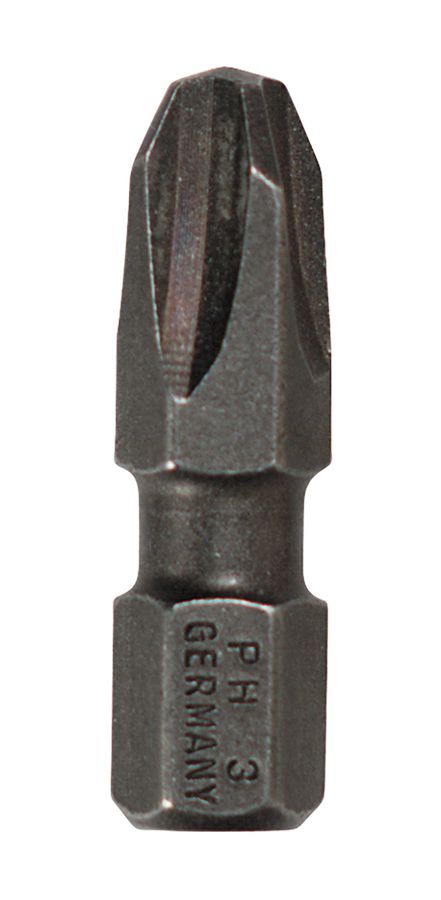 Einzelbit Standard DIN 3128 PH3 Gesamtlänge 25mm DIN 3128