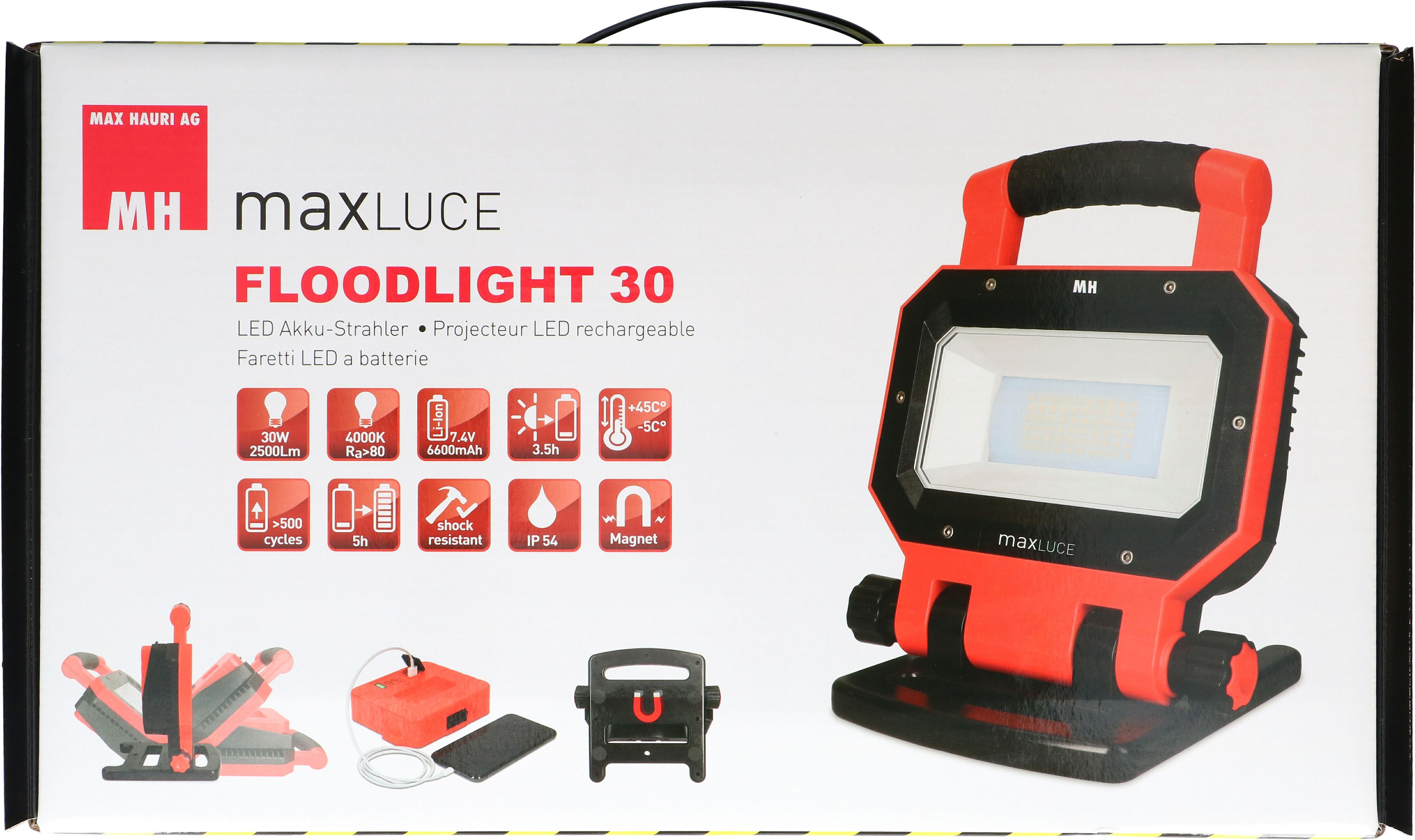 Rechargeble LED Floodlight 30W