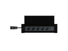 NEXO Steckdoseneinheit schwarz 5x Typ 13 1x USB-C/C