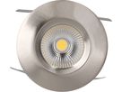 LED-Einbauspot WOODY Ø68 nickel gebürstet 3000K 660lm 60°