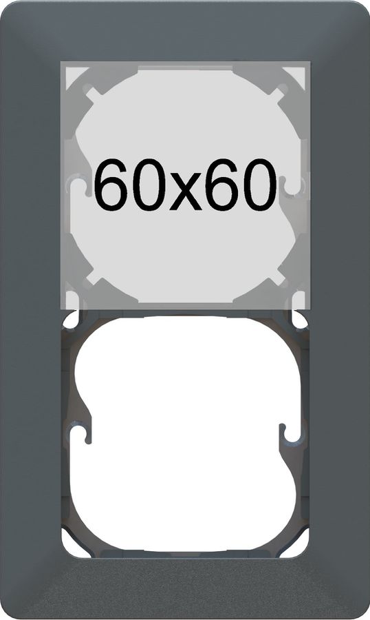 linea di testa INC 2x1 60x60 perpendicolare priamos antracite