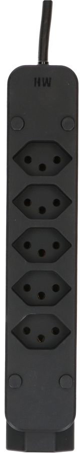 multiprise Swiss Line 5+1x type 13 noir 3m