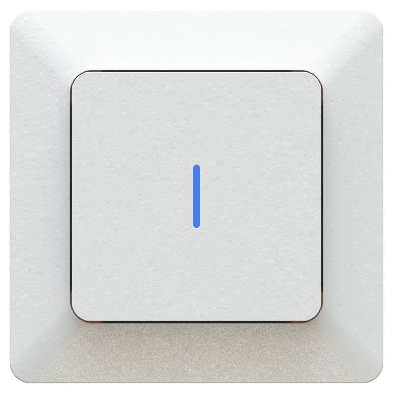 Druckschalter Schema 3 beleuchtet AP priamos weiss