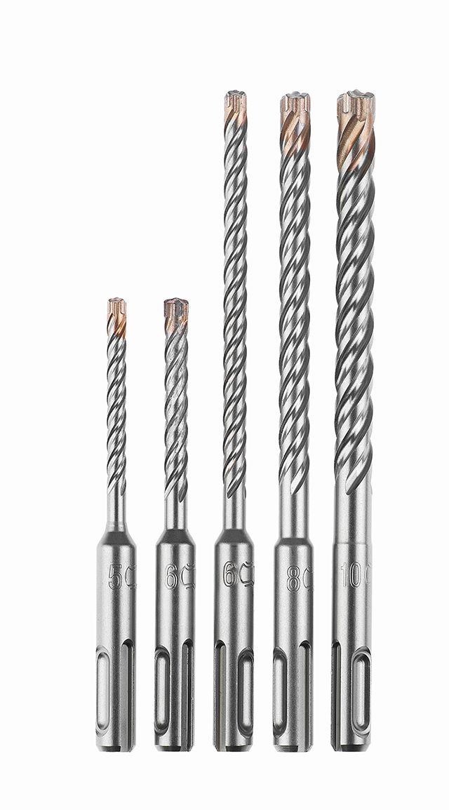Set HELIX per trapano a percussione SDS-Plus 5 pezzi